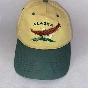 Vintage • Alaska Bald Eagle Embroidered Dad Hat